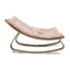 Baby Rocker LEVO in Walnut with Nude cushion - Charlie Crane