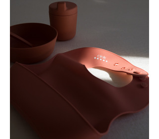 Baby's dinnerware set - brick - Cink