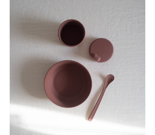 Baby's dinnerware set - beet - Cink