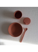 Baby's dinnerware set - brick