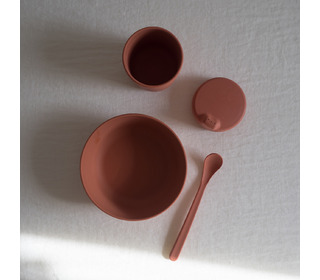 Baby's dinnerware set - brick - Cink