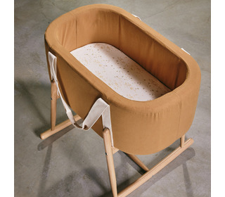 KUKO Moses Basket - camel - Charlie Crane