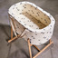 Rose in April Goose Fitted Sheet for KUKO Moses Basket and KUMI Crib - Charlie Crane