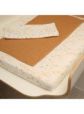 Mattress cover PUDI Pia & 2 swaddles Pia and Camel