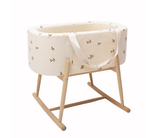 KUKO Moses Basket - Organic Zoo - Charlie Crane KUKO Moses Basket - Organic Zoo - Charlie Crane