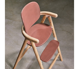 TOBO evolving High Chair - bois de rose - Charlie Crane