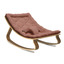 Baby Rocker LEVO in Walnut with Bois de Rose cushion - Charlie Crane