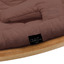 Baby Rocker LEVO in Walnut with Rosewood cushion - Charlie Crane