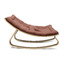 Baby Rocker LEVO in Walnut with Bois de Rose cushion - Charlie Crane