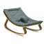 Baby Rocker LEVO in Walnut with Orage cushion - Charlie Crane