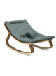 Baby Rocker LEVO in Walnut with Orage cushion