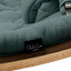 Baby Rocker LEVO in Walnut with Orage cushion - Charlie Crane