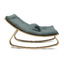 Baby Rocker LEVO in Walnut with Orage cushion - Charlie Crane