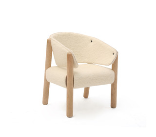 Saba chair - fur - Charlie Crane