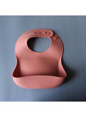 Silicone bib - brick