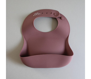 Silicone bib - beet - Cink