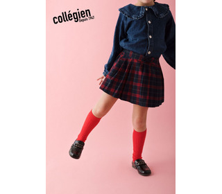 kniekousen - coquelicot - Collégien kniekousen - coquelicot - Collégien
