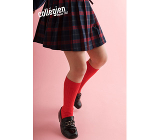 kniekousen - coquelicot - Collégien kniekousen - coquelicot - Collégien