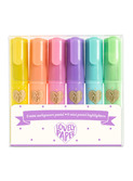 6 mini pastel highlighters