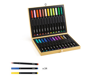 Color boxes - my first brush pens - Djeco