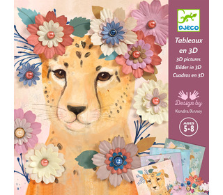 Paper activities - flower wreaths - Djeco