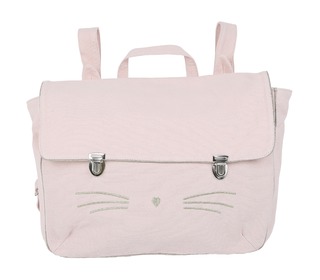 Schoolbag Chaton3 rose - Emile et Ida