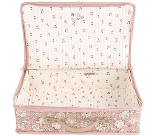 Valise grand format - floral rose - Emile et Ida