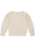Sweatshirt - ecru griotte violet│Emile et Ida