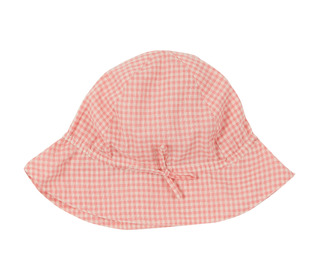 Chapeau - vichy rose - Emile et Ida