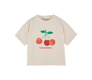 T-shirt imprime place fruit - crème - Emile et Ida