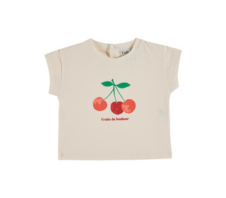 T-shirt imprime place fruit - crème - Emile et Ida