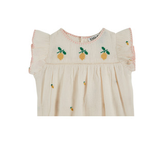 Combibloomer brodé - citrons crème - Emile et Ida