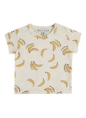 T-Shirt imprime all over - banane crème