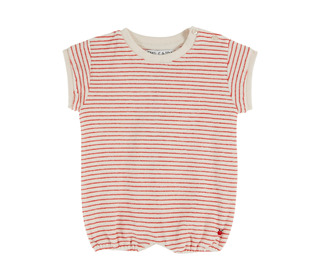 Combibloomer raye - rayure coquelicot - Emile et Ida Combibloomer raye - rayure coquelicot - Emile et Ida