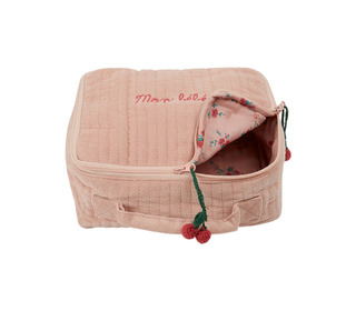 Trousse de naissance - velours rose peony - Emile et Ida