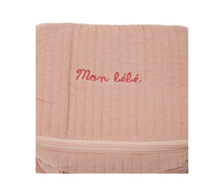 Trousse de naissance - velours rose peony - Emile et Ida