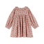 Robe ample rose à fleurs rouges - aster - Emile et Ida
