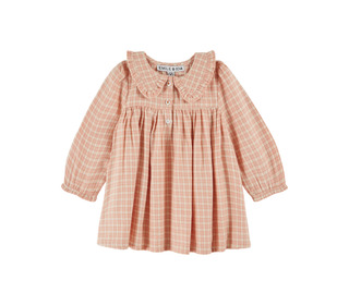 Robe ample à carreaux rose - ecolier - Emile et Ida