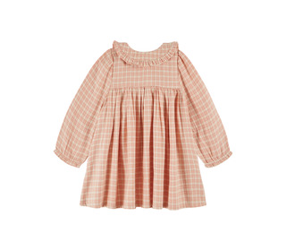 Robe ample à carreaux rose - ecolier - Emile et Ida