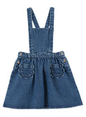 Robe tablier en coton denim