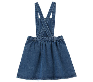 Robe tablier en coton denim - Emile et Ida