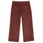 Pantalon velours poches fleurs - violine - Emile et Ida