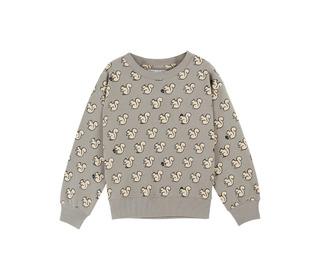 Sweat écureuils - gris claire - Emile et Ida