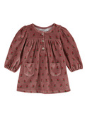 Robe velours - poppy violine