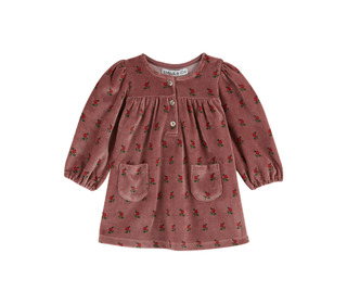 Robe velours - poppy violine - Emile et Ida