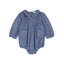 Combibloomer smocké - chambray - Emile et Ida