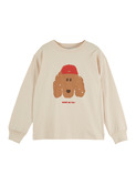 T-shirt chien - farine