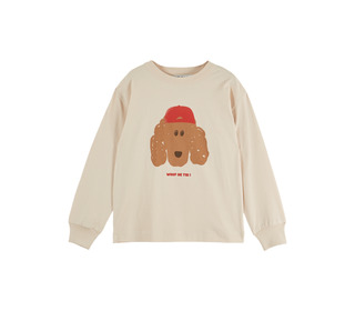 T-shirt chien - farine - Emile et Ida