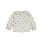 Blouse jersey col fleur - scarlet - Emile et Ida