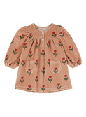 Robe velours imprimé bébé - soliflore